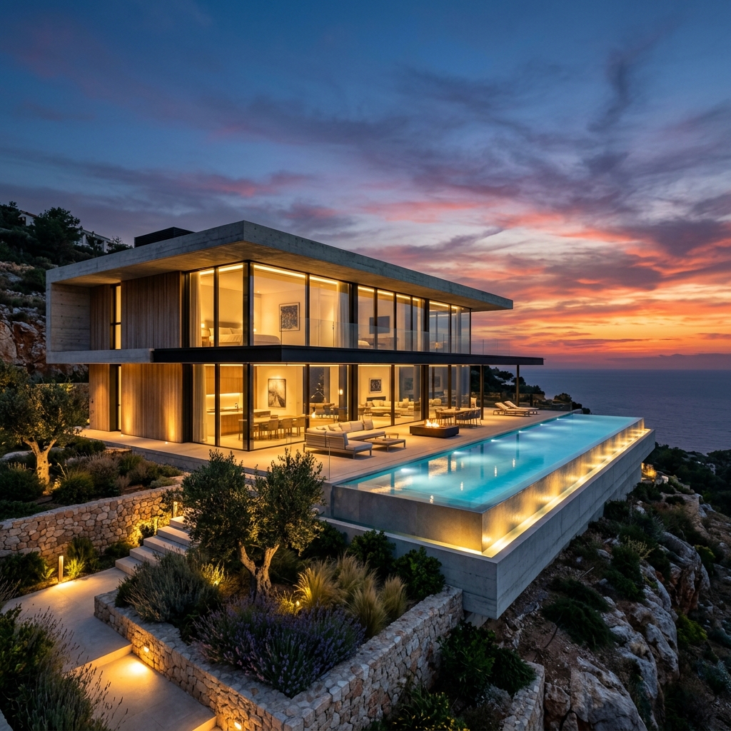 Luxury Villa Exterior